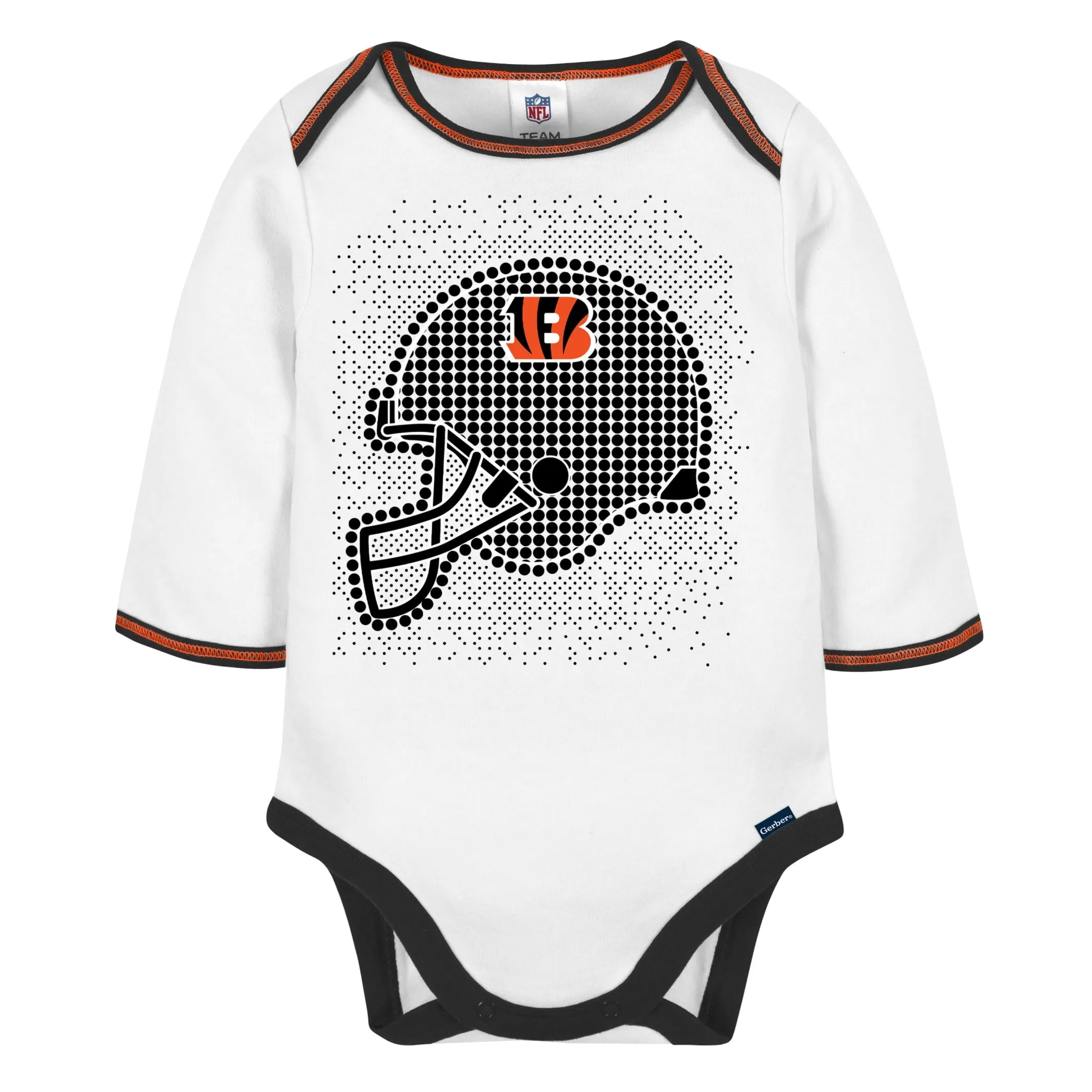 3-Piece Baby Boys Bengals Bodysuit, Footed Pant, & Cap Set