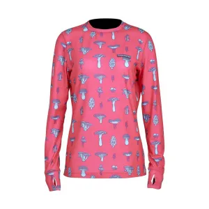 Airblaster Women's Base Layer Top Magenta Mushroom 2025