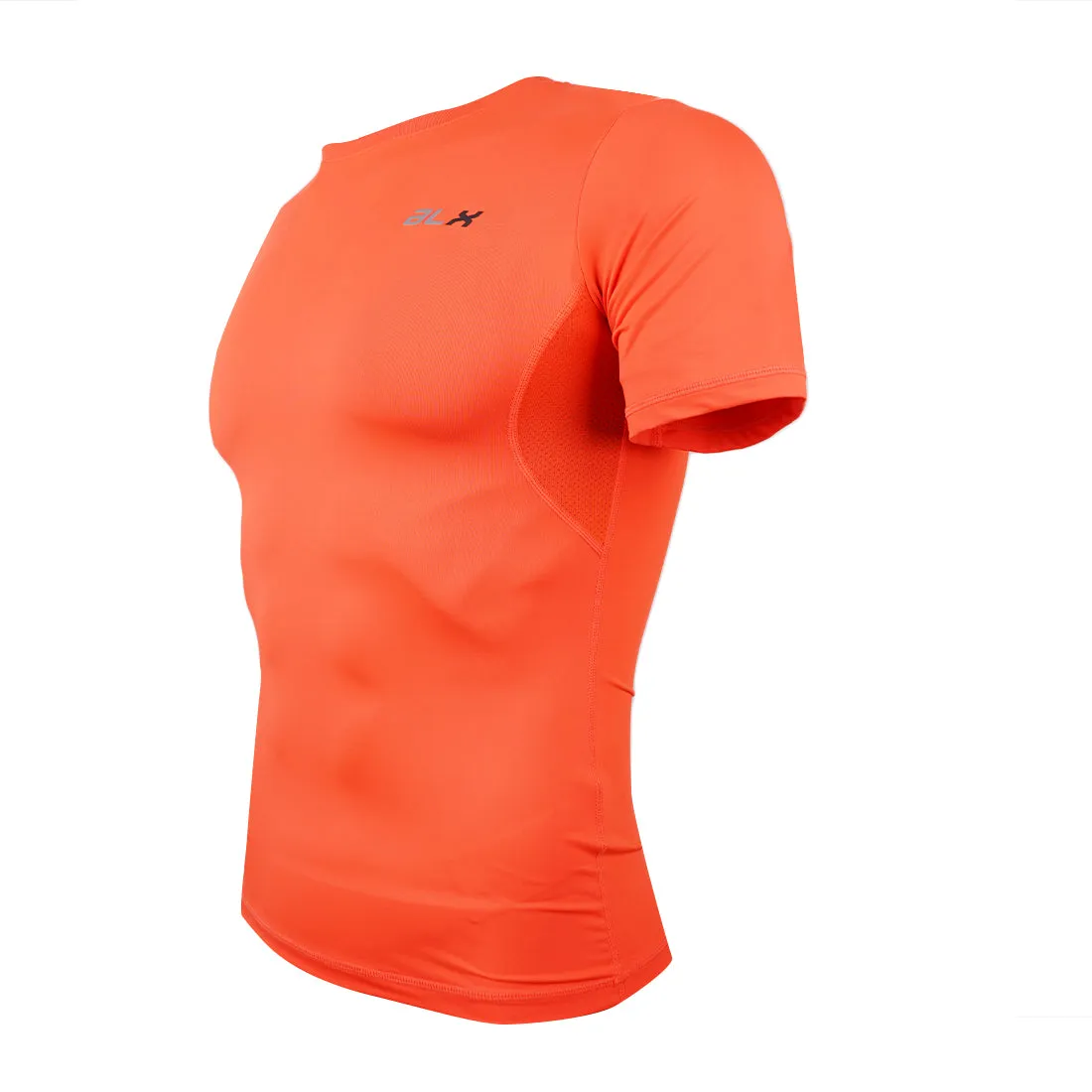 ALX Men's Tight Short Sleeve Top ORANGE