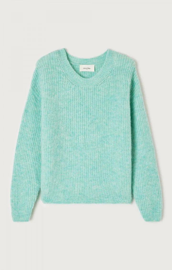 American Vintage Women's Jumper East- Lagoon Melange