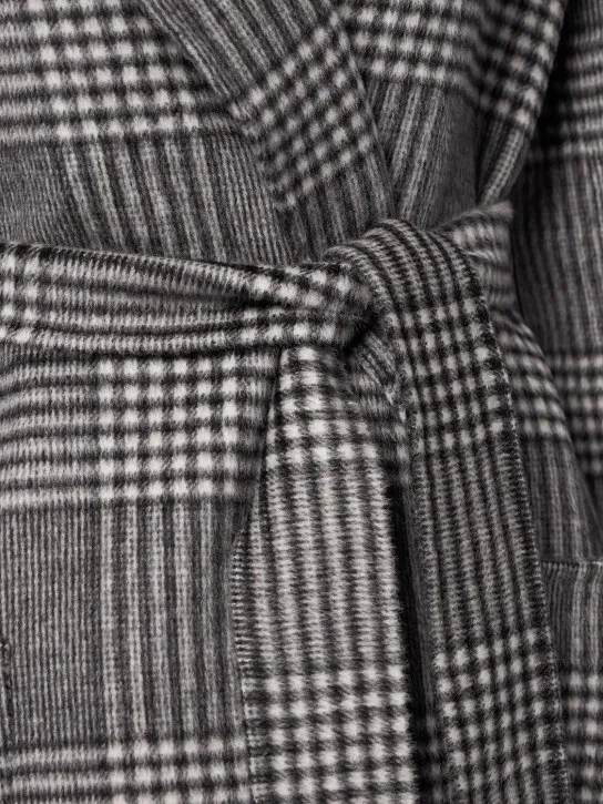 &#x27;S Max Mara   Galles checked wool belted long coat 