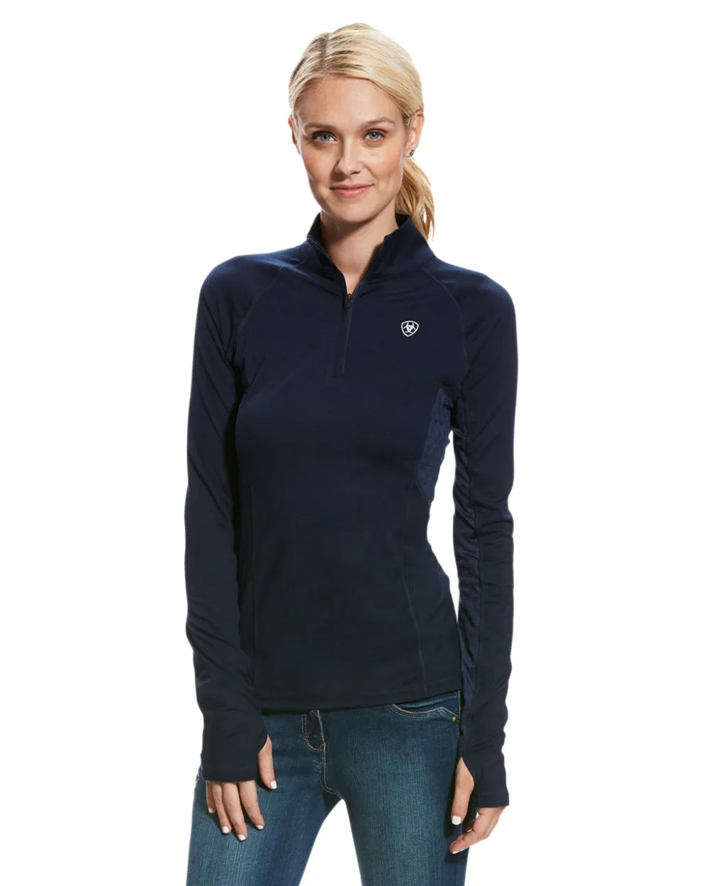 Ariat Womens Lowell 2.0 1/4 Zip Long Sleeve Base Layer