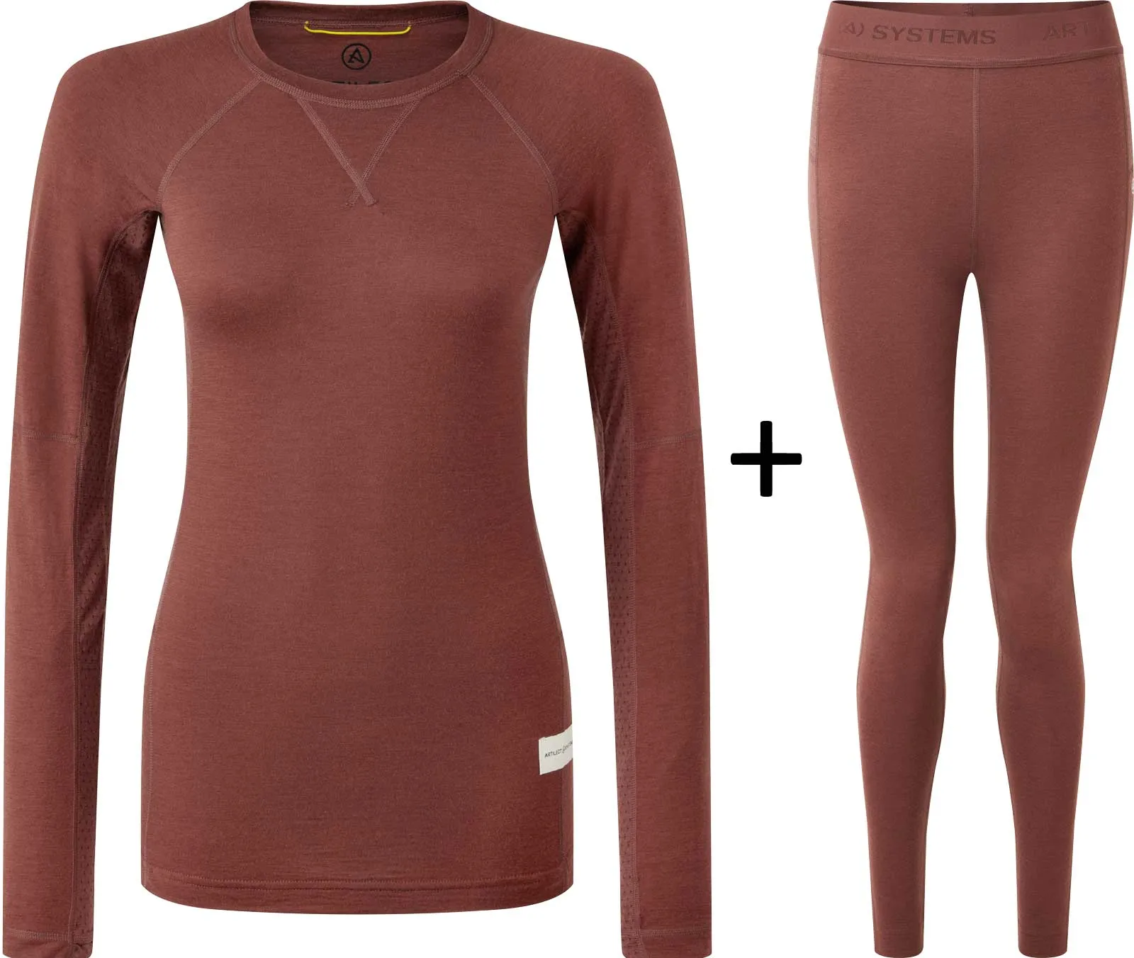 Artilect Women's Flatiron 185 Crew Neck Base Layer COMBO