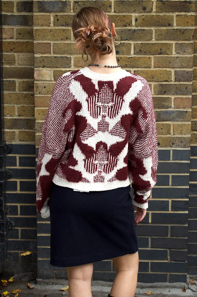 Ba&sh Rora Bordeaux Jumper