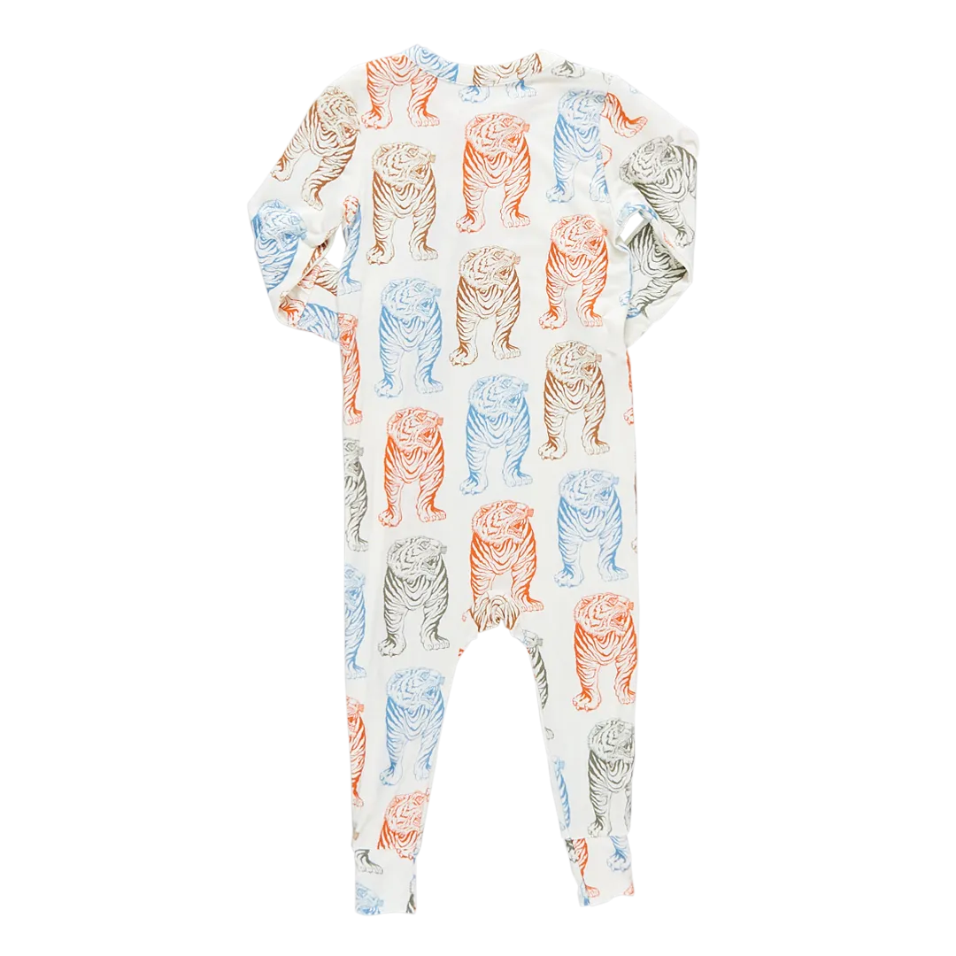 Baby Bamboo Romper - Multi Tiger