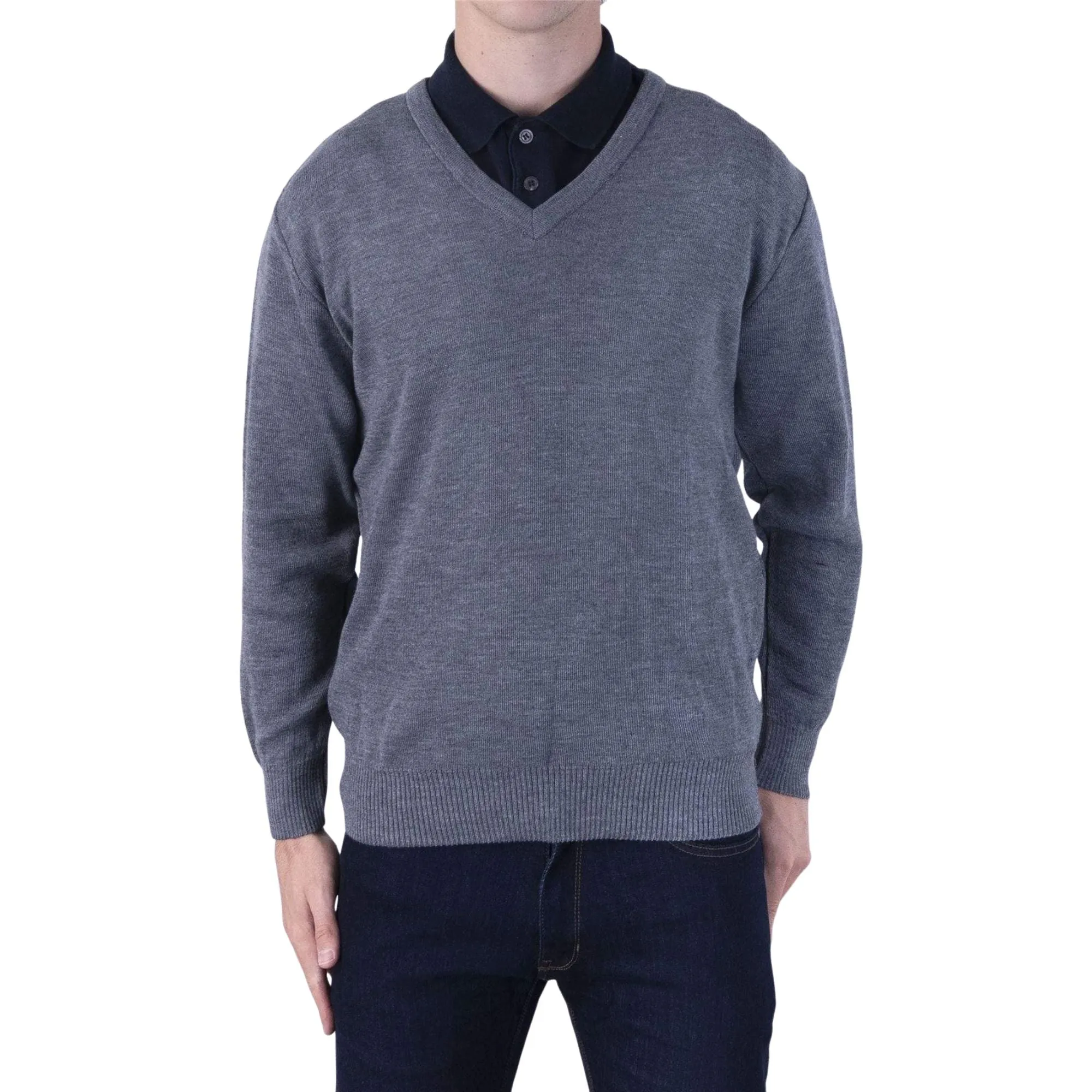 Balmoral Men Classic Wool Blend Durable Jumper in 9 Colours