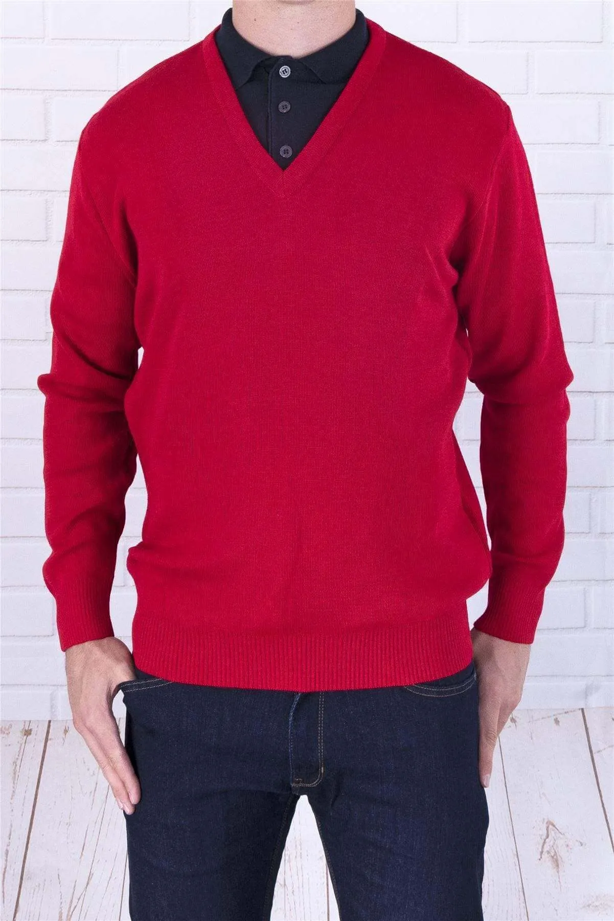 Balmoral Men Classic Wool Blend Durable Jumper in 9 Colours