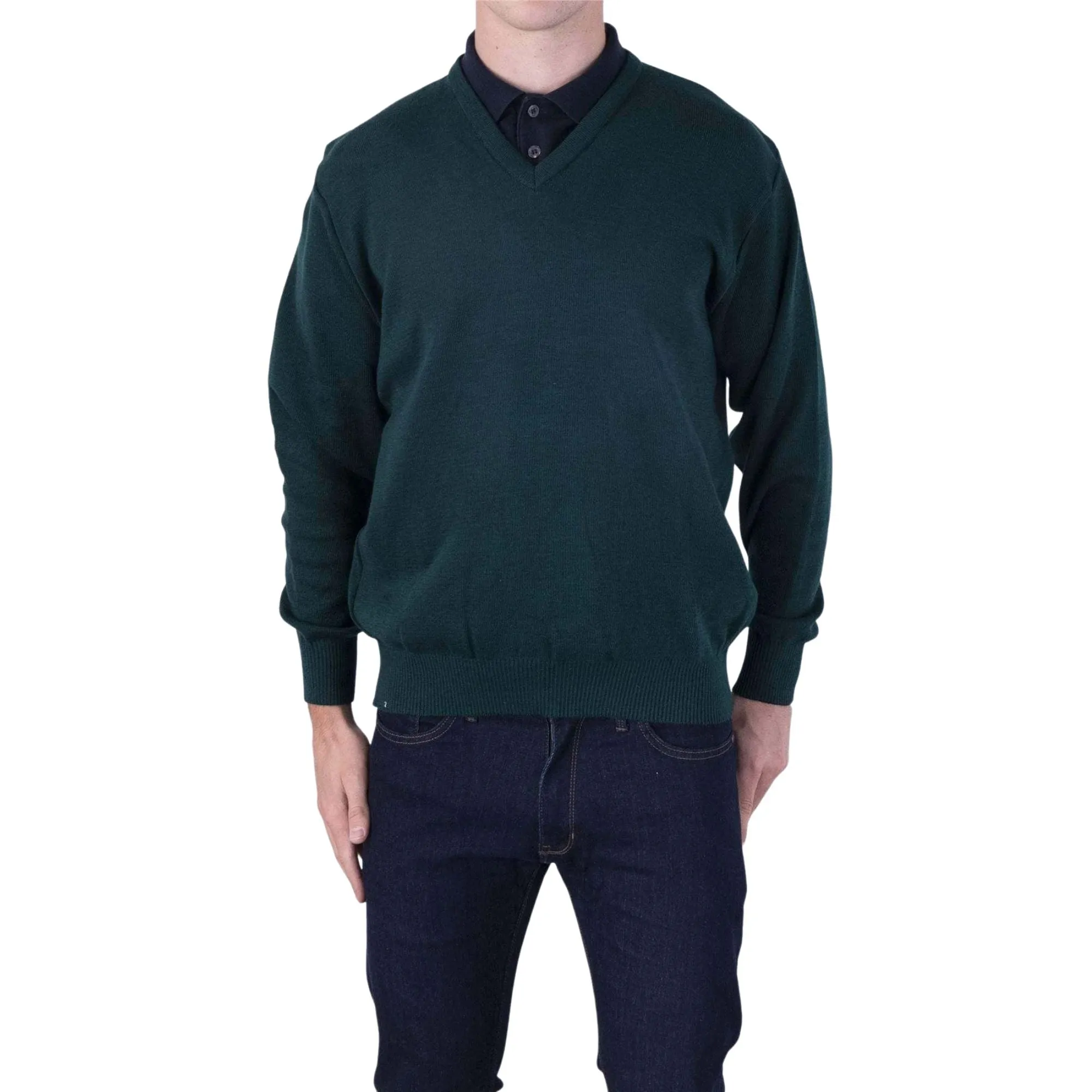 Balmoral Men Classic Wool Blend Durable Jumper in 9 Colours