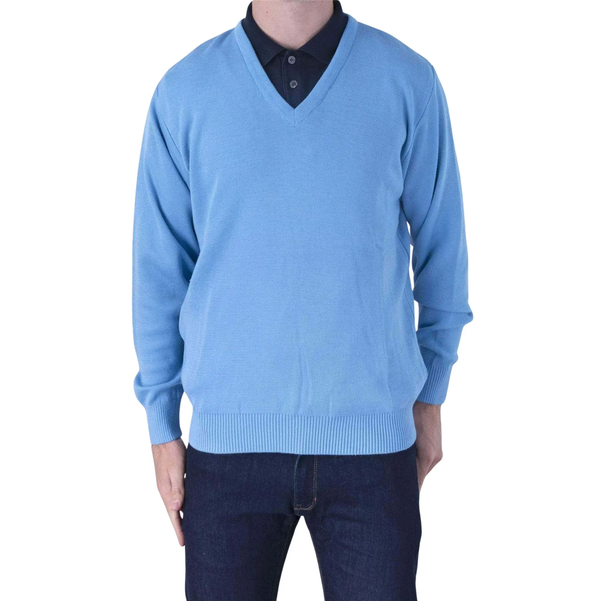 Balmoral Men Classic Wool Blend Durable Jumper in 9 Colours