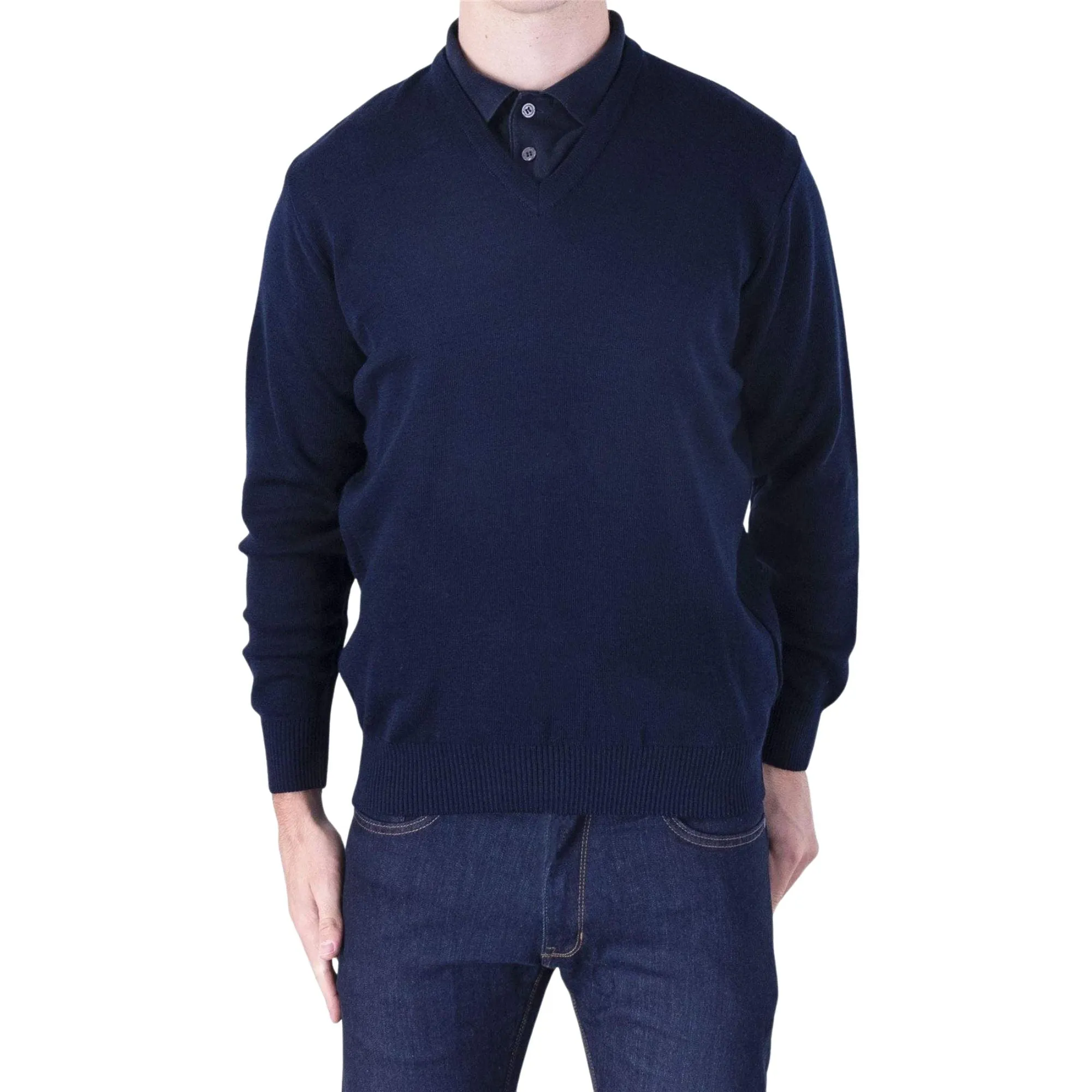 Balmoral Men Classic Wool Blend Durable Jumper in 9 Colours