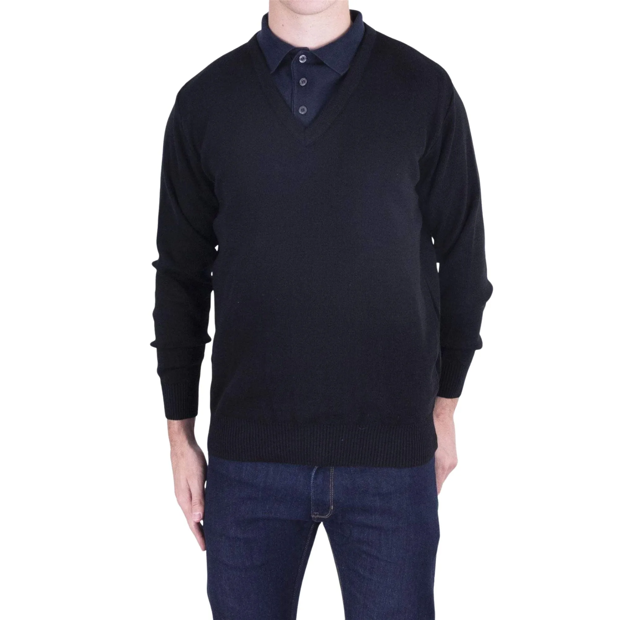 Balmoral Men Classic Wool Blend Durable Jumper in 9 Colours