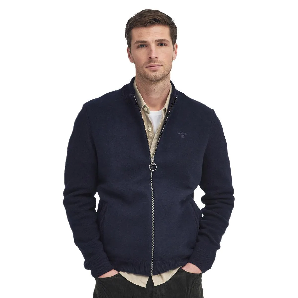 Barbour Men's Balwen Zip Through Knitted Jumper