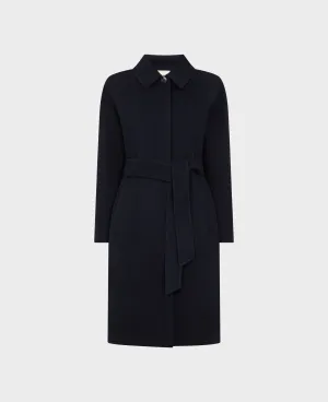 Belted Wool Blend Coat