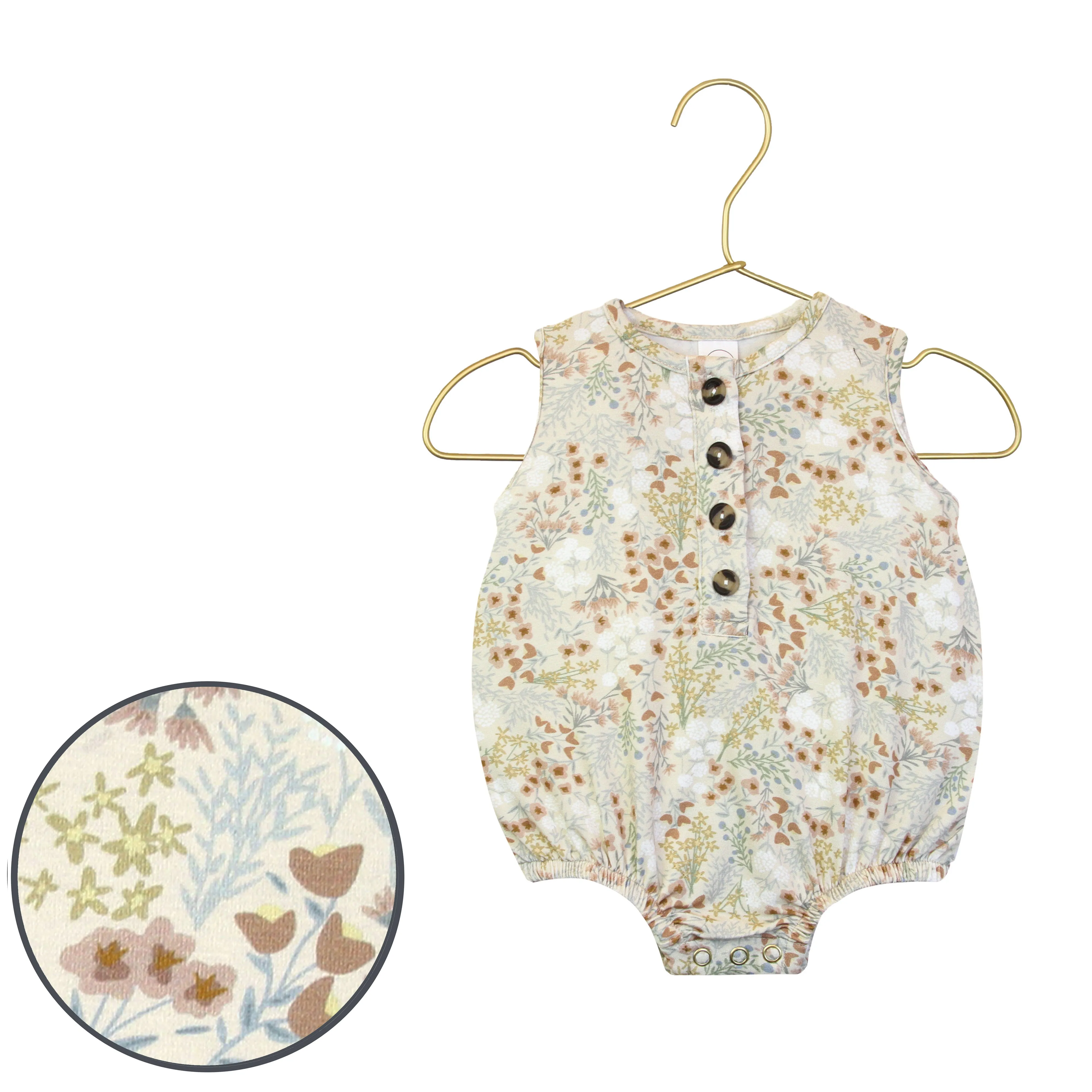 Bubble Romper - Pearl