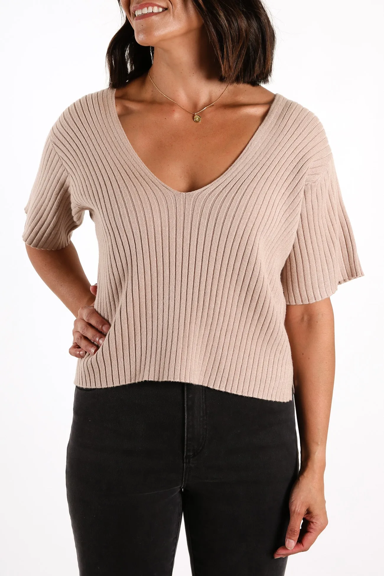 Celia Knit Top Mocha