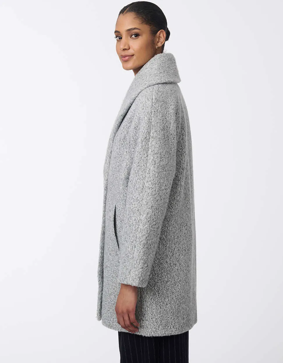 City Retreat Textured Bouclé Coat