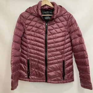 Coat Puffer & Quilted By Calvin Klein In Pink, Size: L