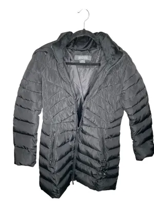 Coat Puffer & Quilted By Kenneth Cole Reaction In Black, Size: M