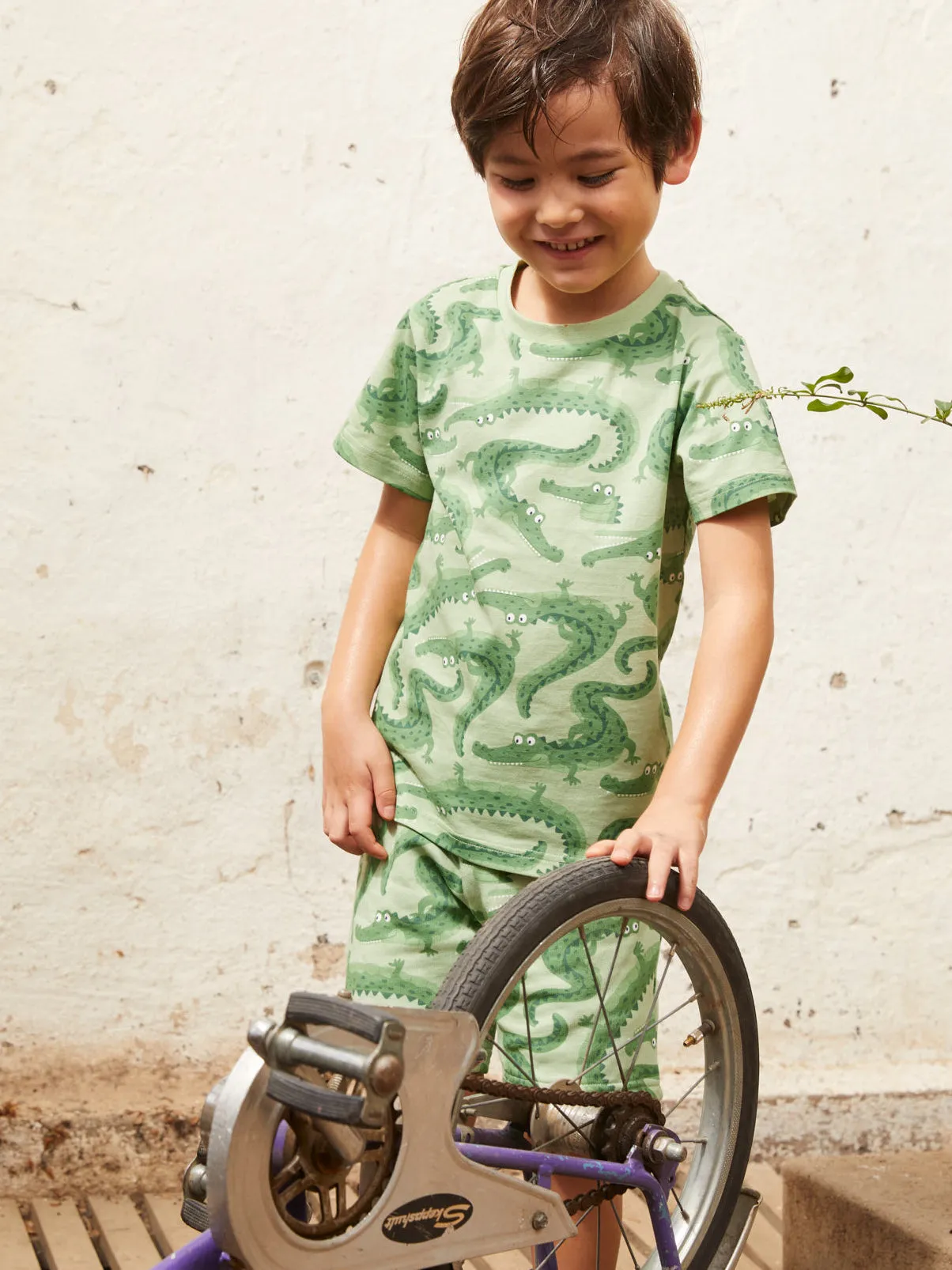 Crocodile Print Boys Boxers