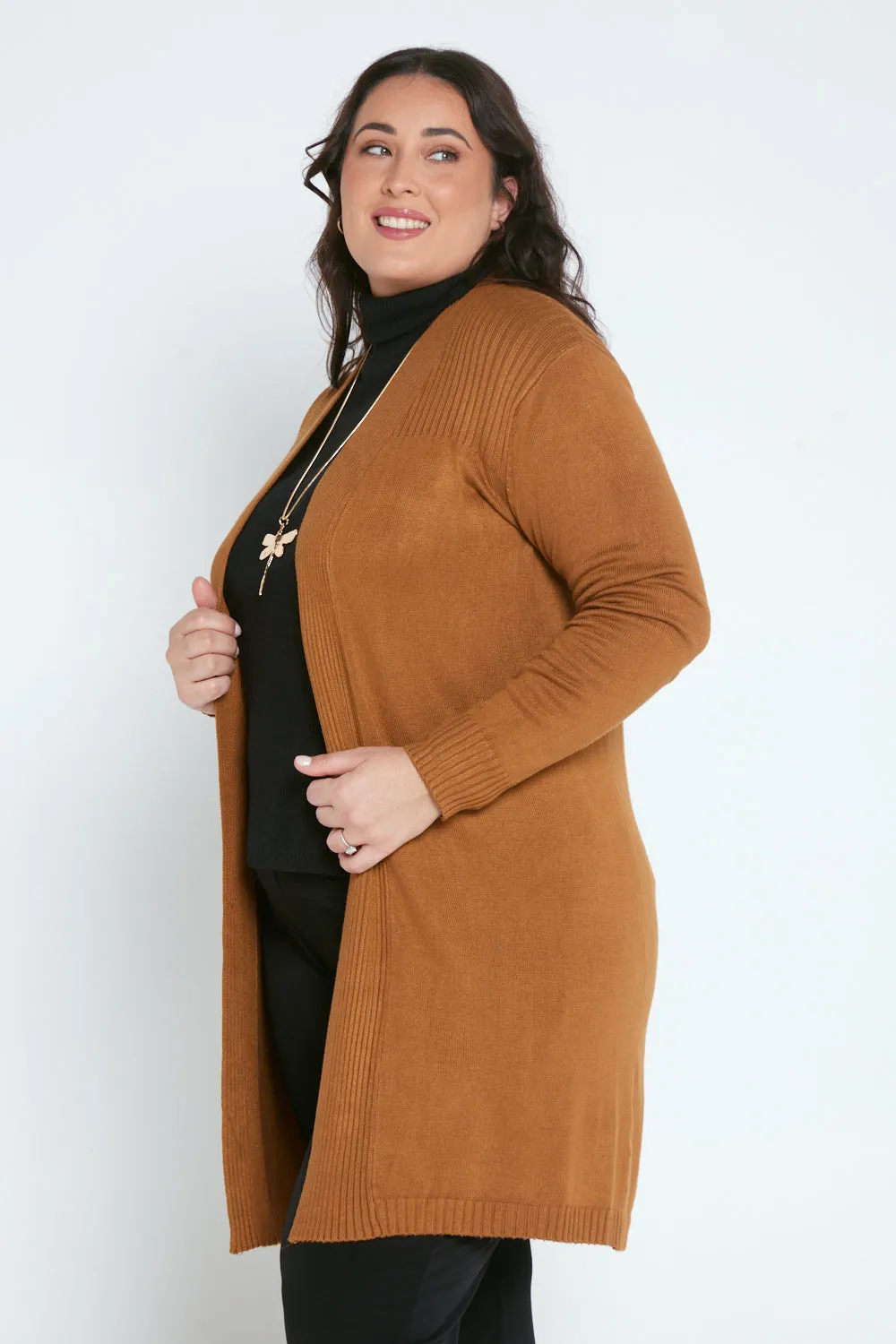 Daniella Cotton Cardigan - Mustard