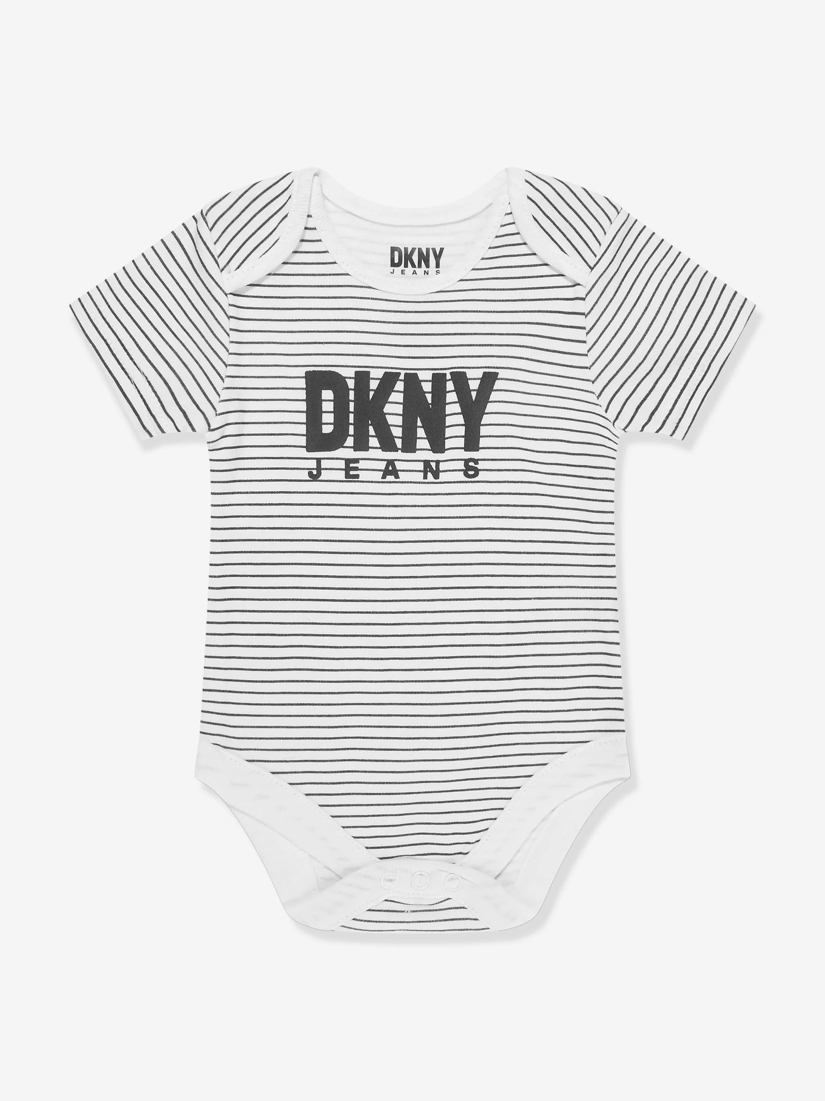 DKNY Baby 3 Piece Bodysuit Pack in Black