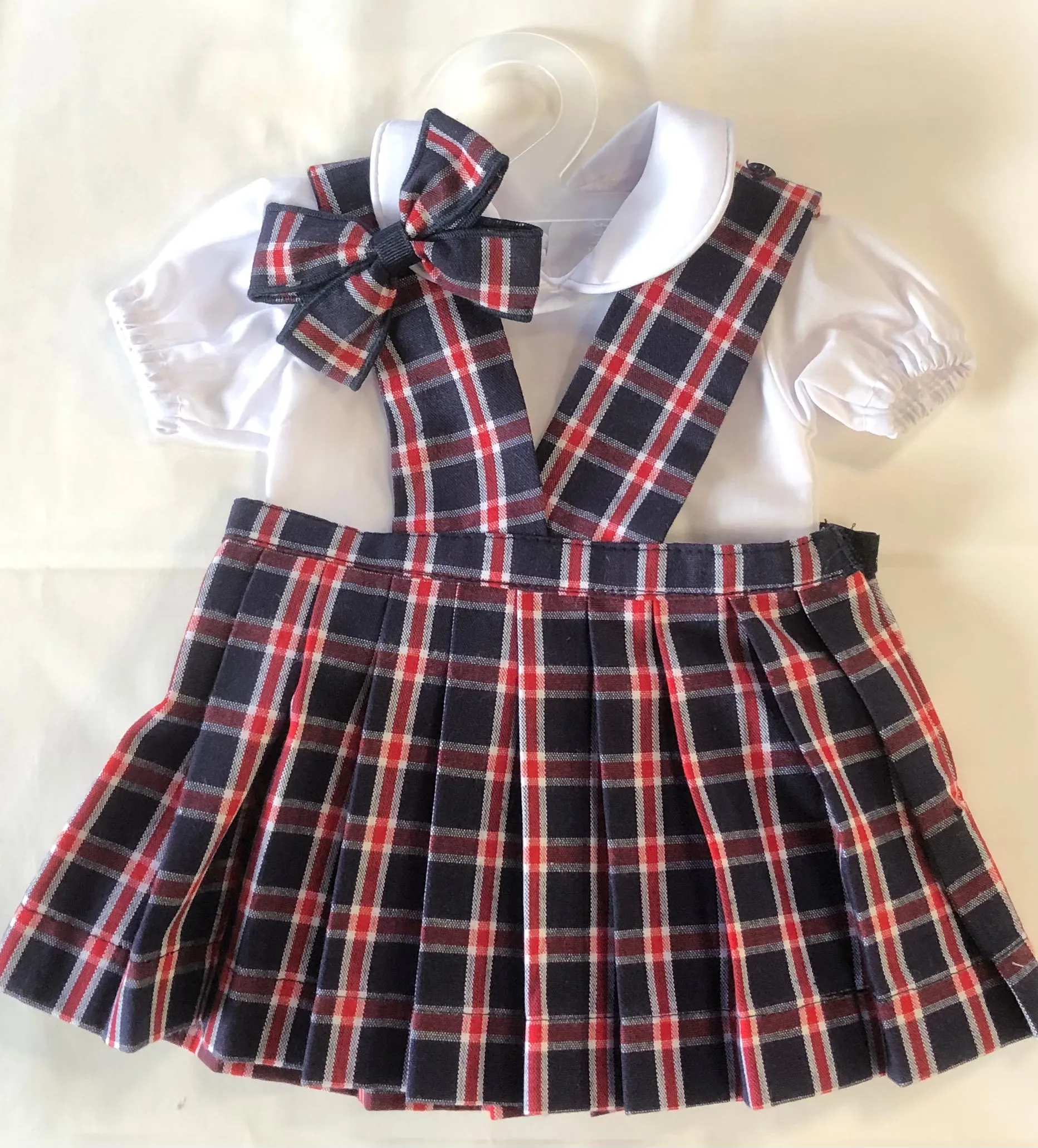 Doll Jumper Set Plaid 3C