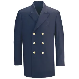 Double Breasted Poly/Wool Dress Coat