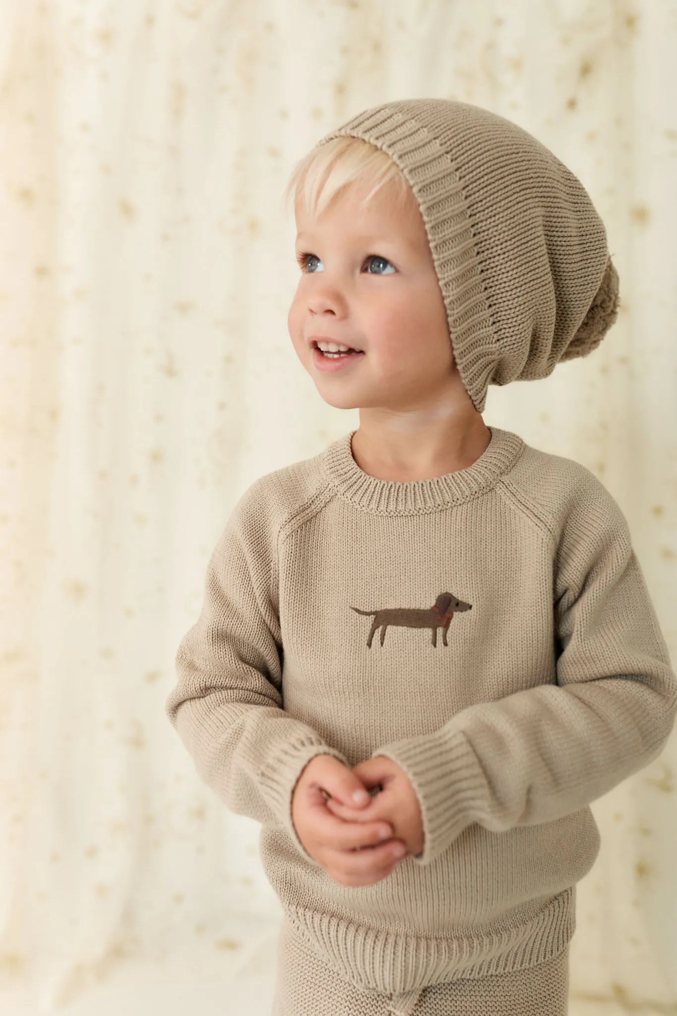 Ethan Jumper - Vintage Taupe Cosy Basil