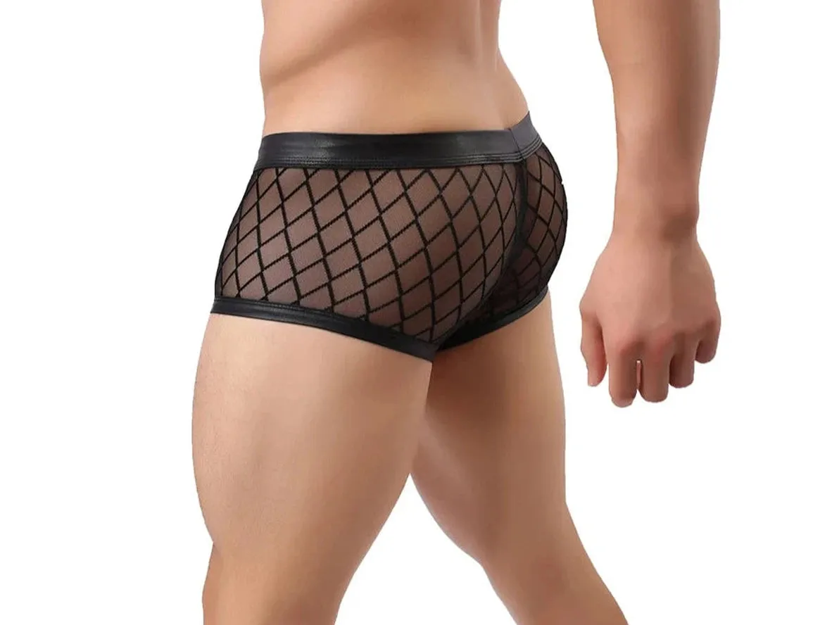 Gay Boxer Briefs | Sexy See-Through Boxer Briefs