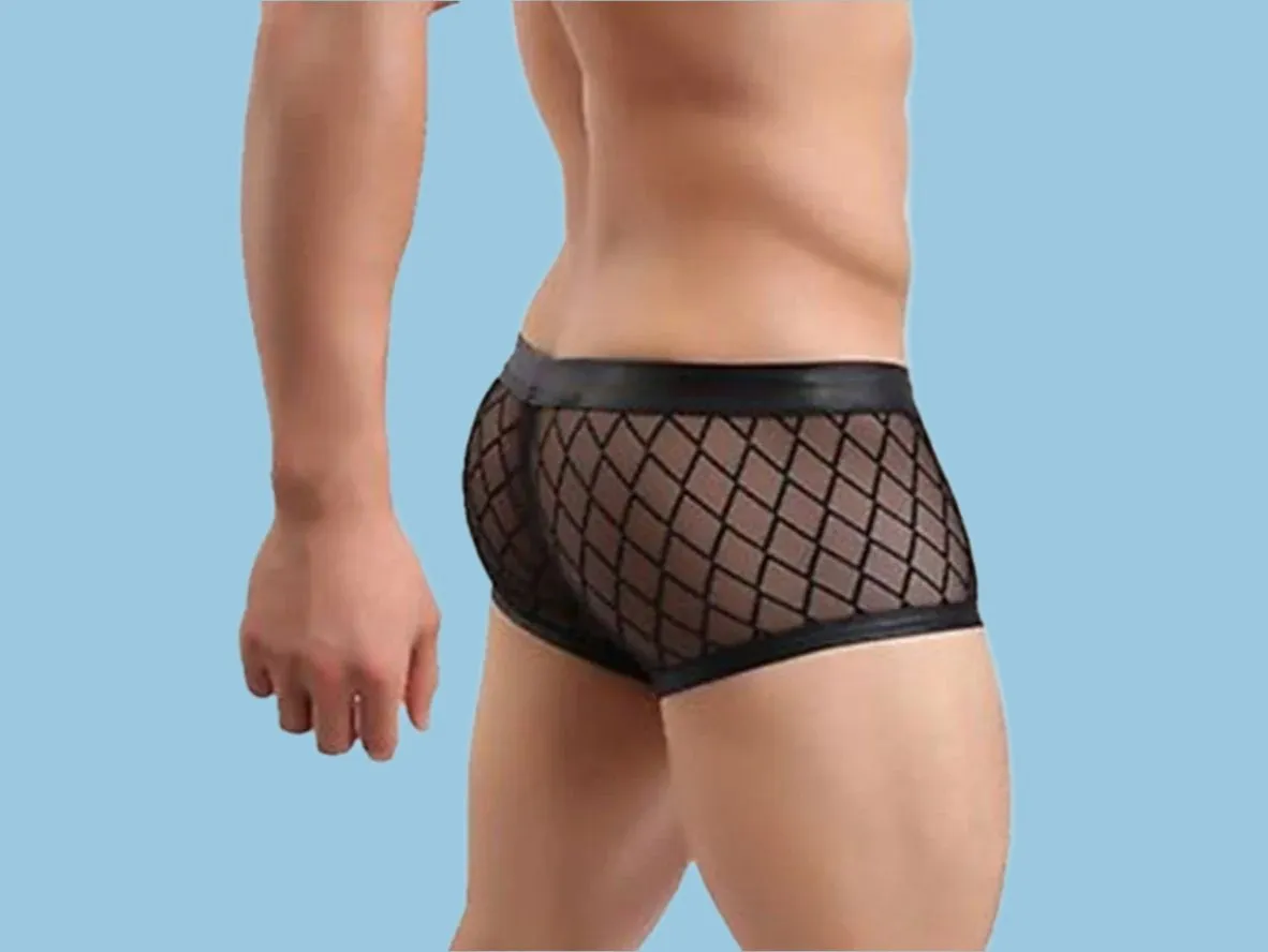 Gay Boxer Briefs | Sexy See-Through Boxer Briefs