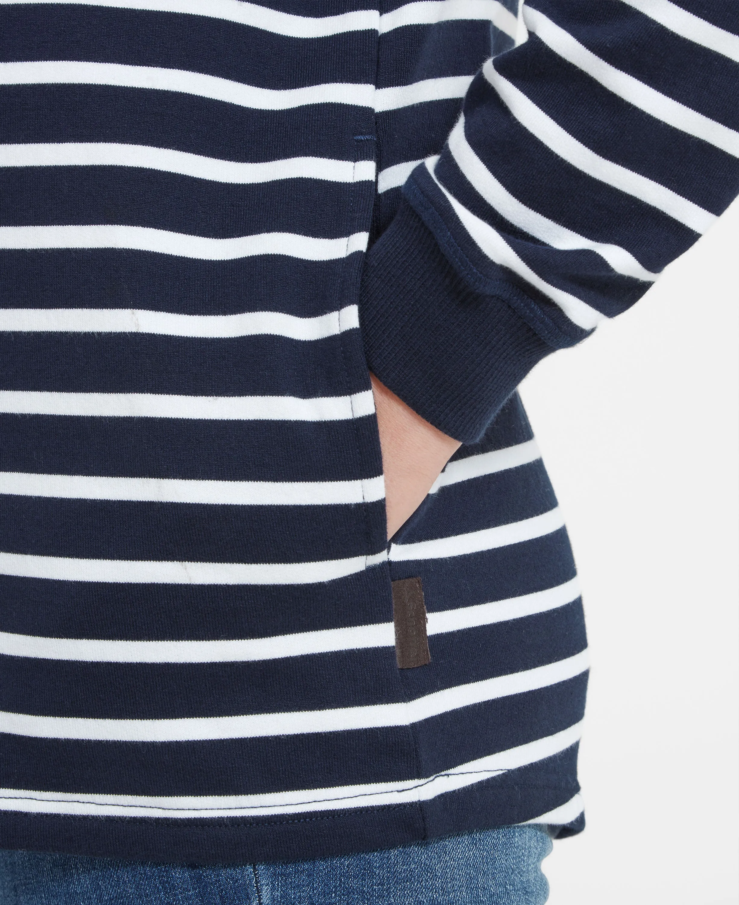 Hope Cove Sweatshirt - Navy Stripe