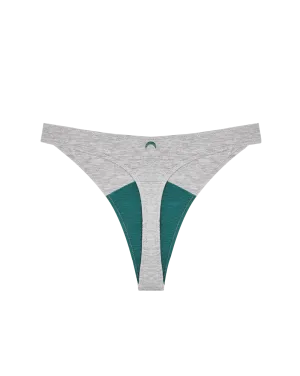 Huha High Rise Thong Mineral Undies Grey