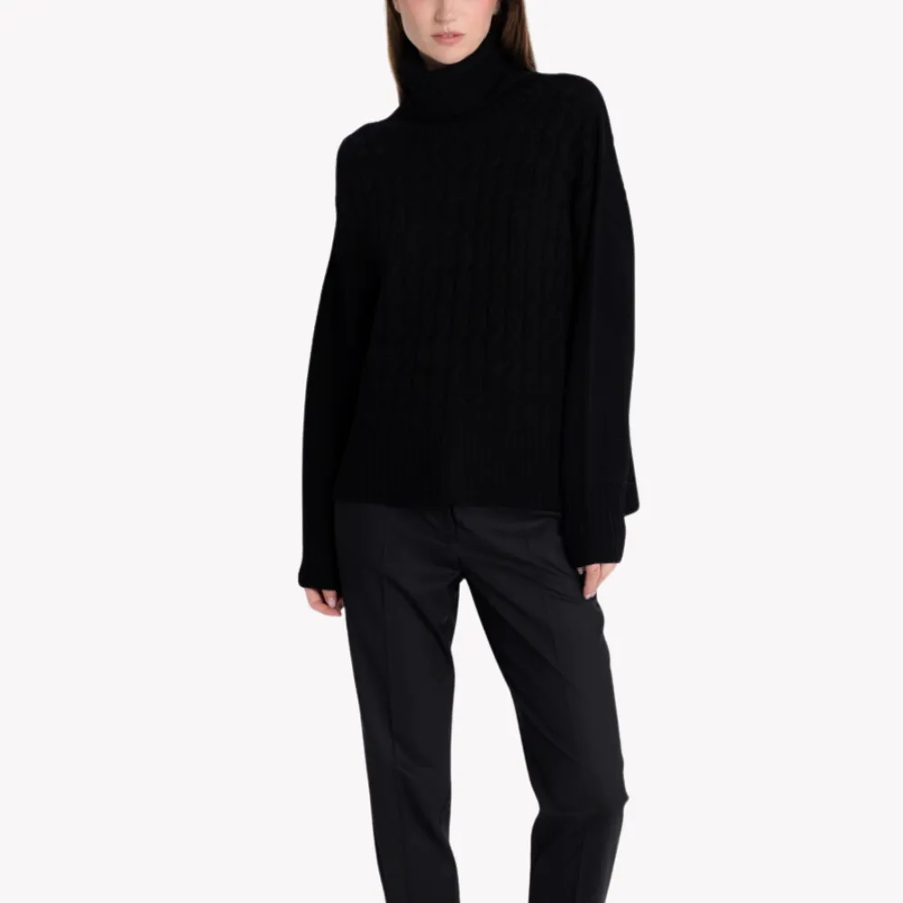 InAvati Roll Neck Jumper - Black