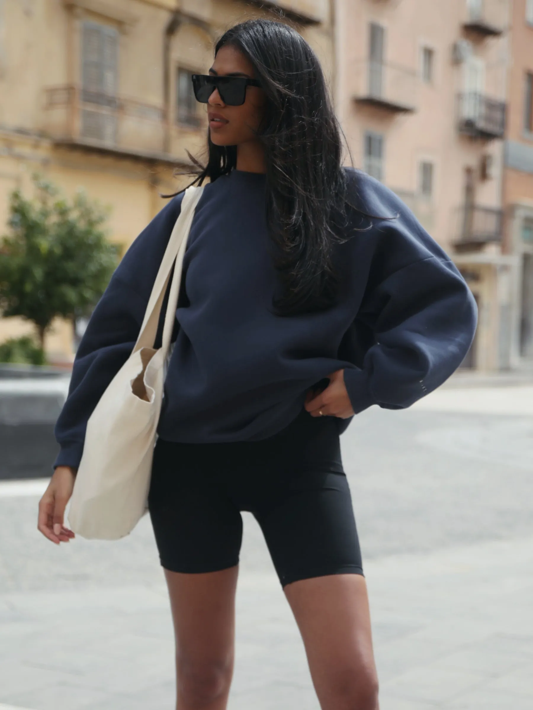 Isabel Oversized Jumper - Classic Navy