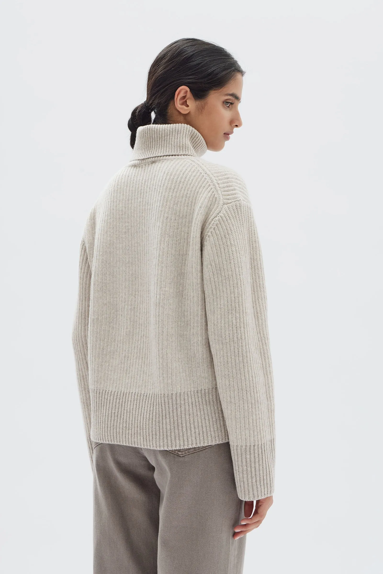 Krista Roll Neck Wool Jumper