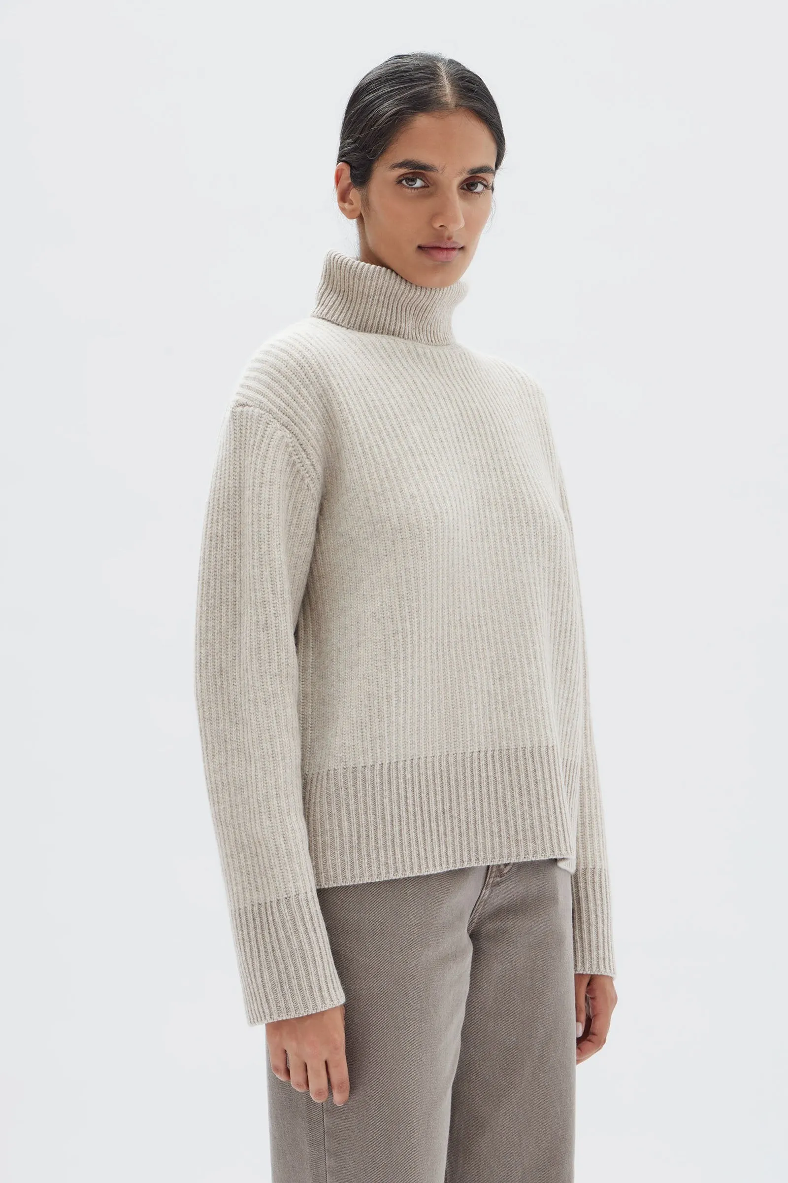 Krista Roll Neck Wool Jumper