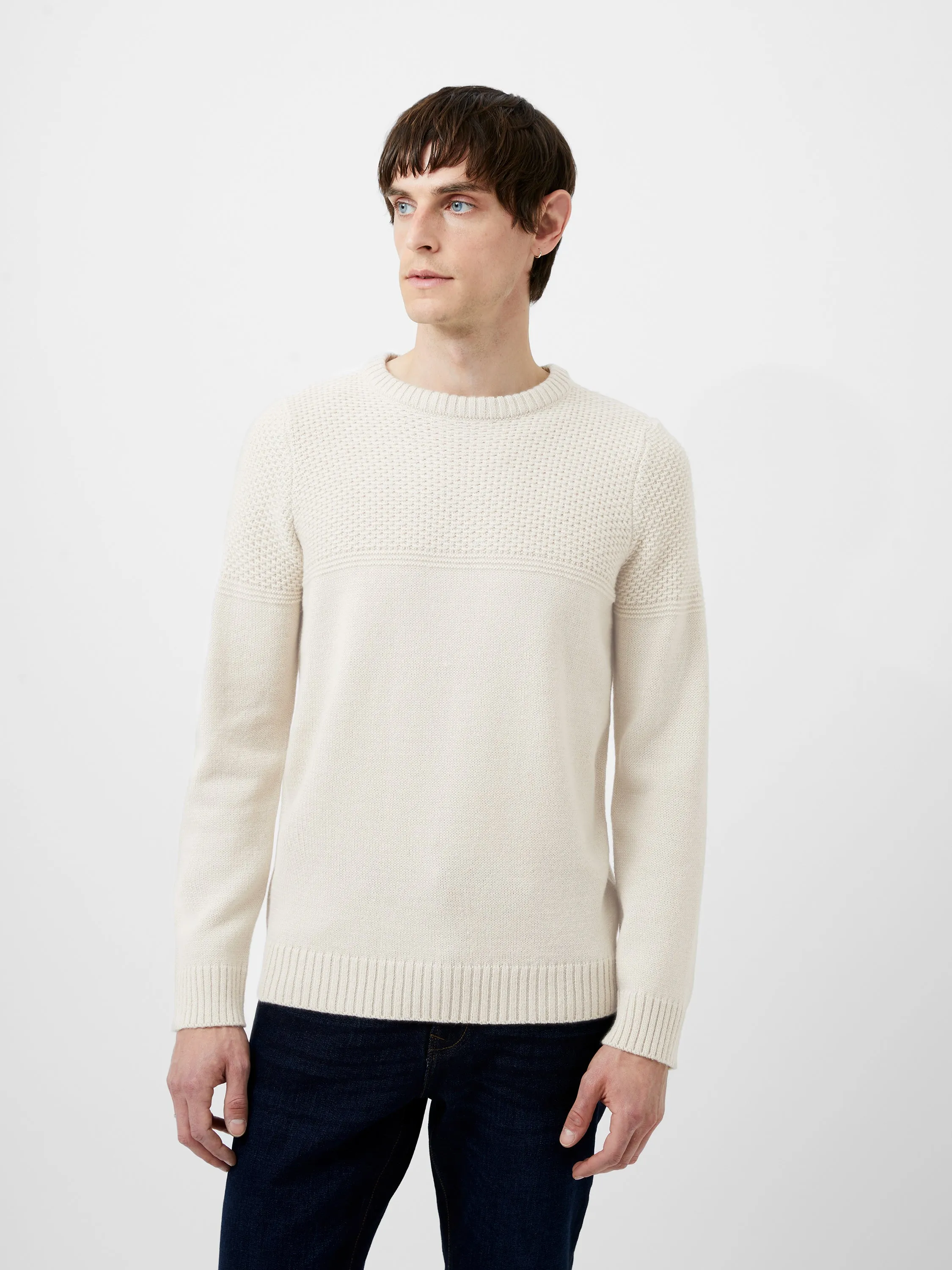 Link Stitch Crew Neck Jumper