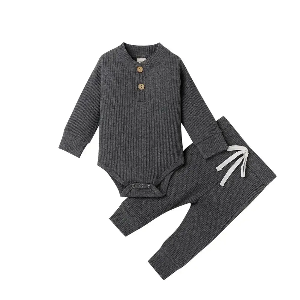 Long Sleeve Bodysuits with Pants Set