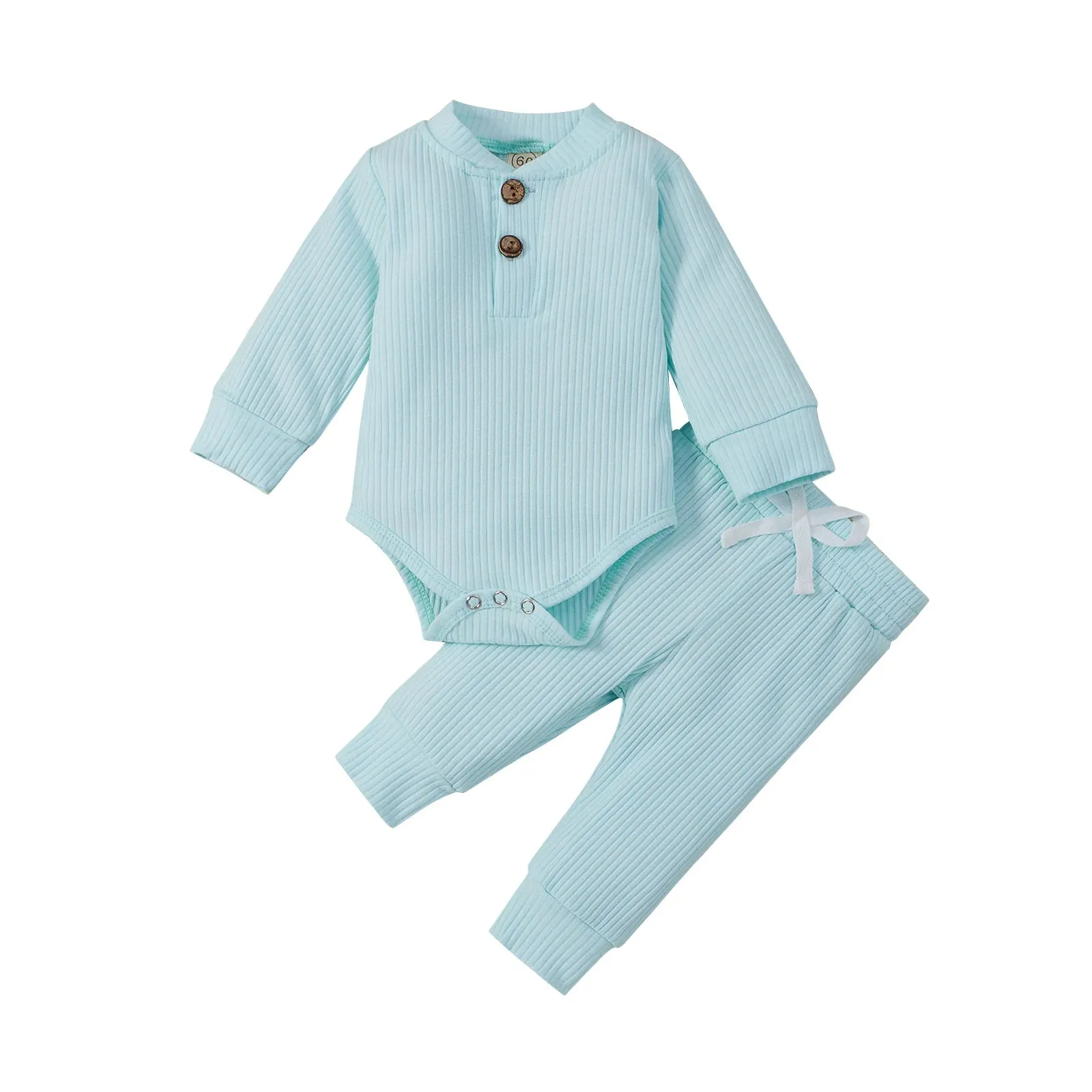 Long Sleeve Bodysuits with Pants Set