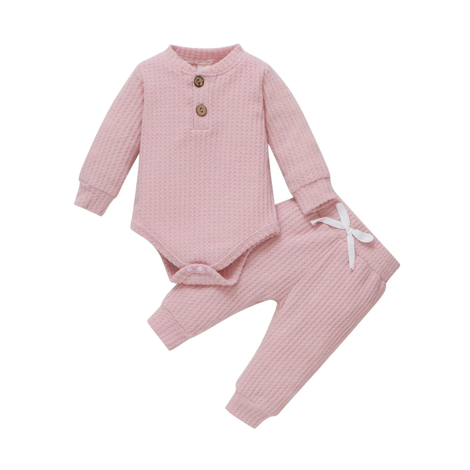 Long Sleeve Bodysuits with Pants Set