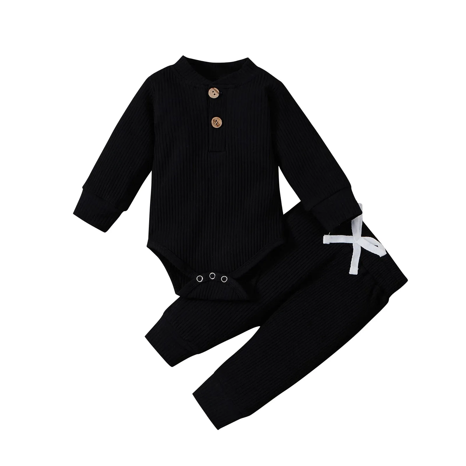 Long Sleeve Bodysuits with Pants Set