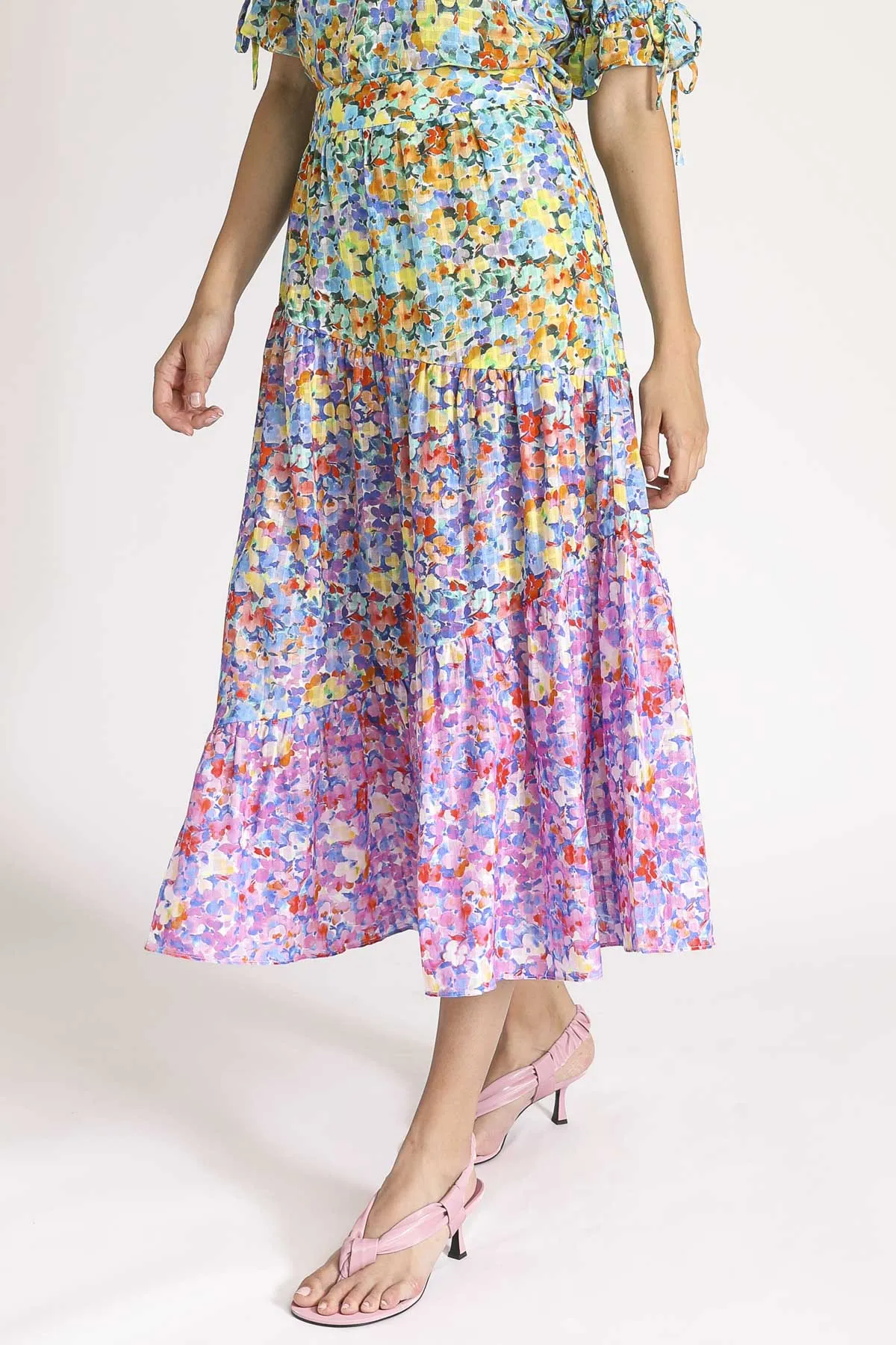 Loralei Tiered Maxi Skirt