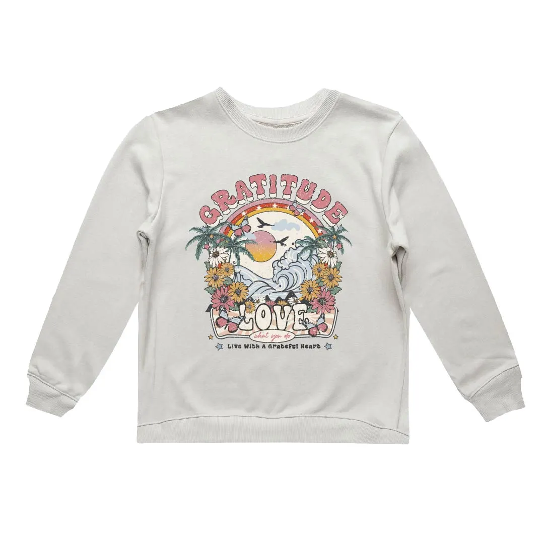 Love   Gratitude Crew Neck