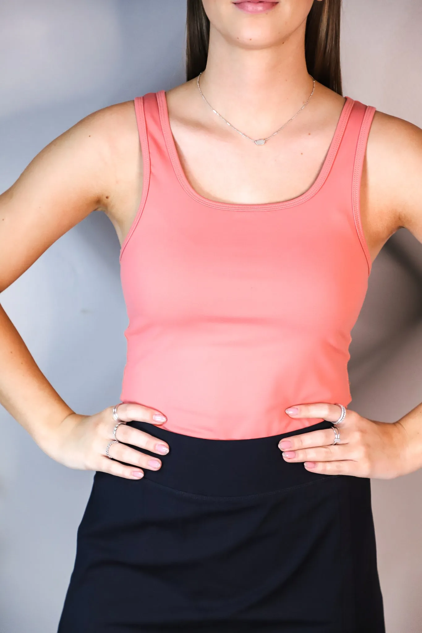 Love Me More Coral Pink Bodysuit