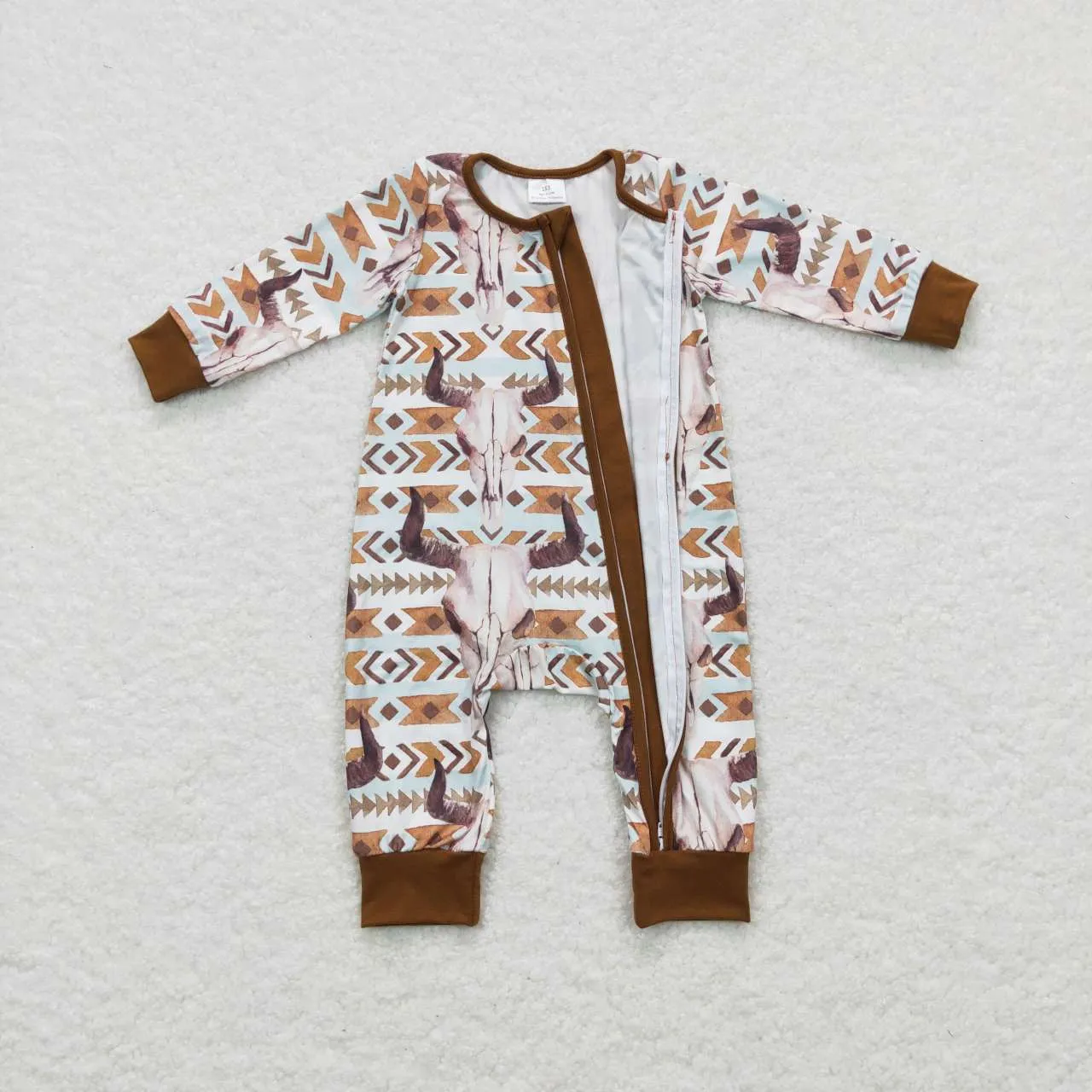 LR0674  baby boy clothes cowboy baby winter romper