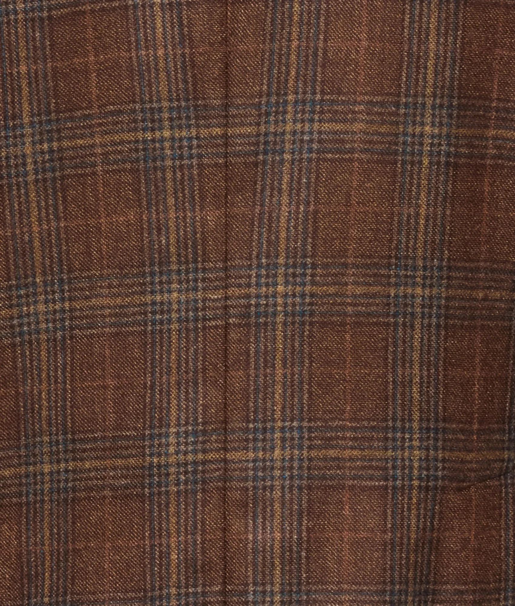 Lucchese Sport Coat :: Brown Tan/Teal Plaid