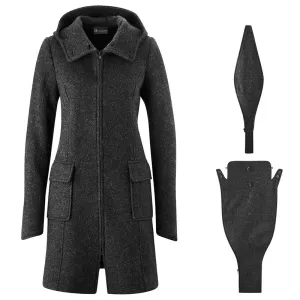 Mamalila  Maternity   Babywearing Wool Coat Vienna Anthracite