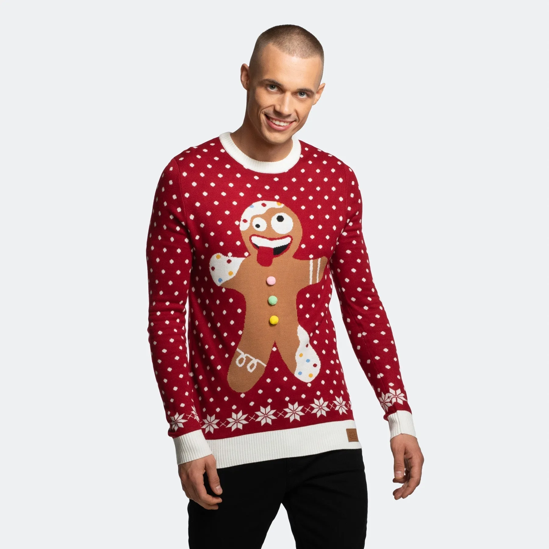 Men's Gingerbread Christmas Jumper