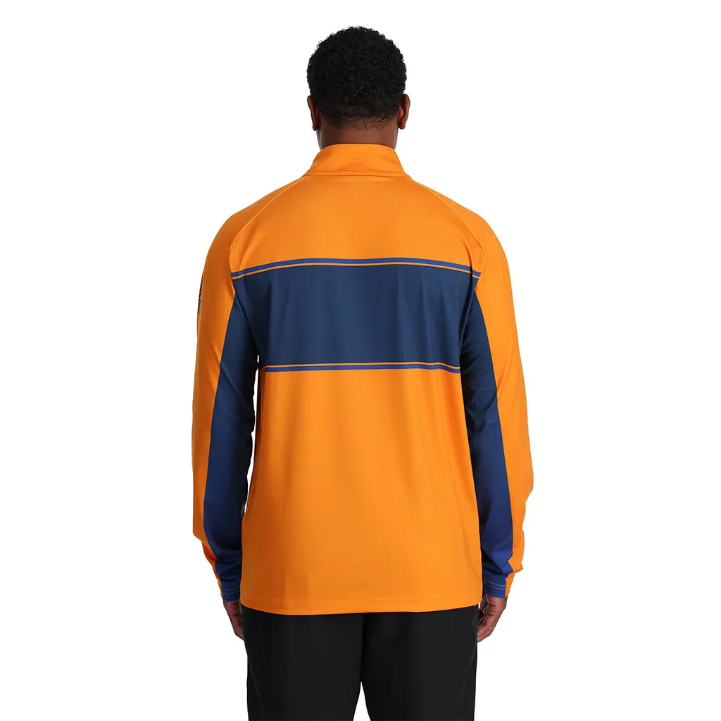 Mens Paramount Half Zip - Saffron