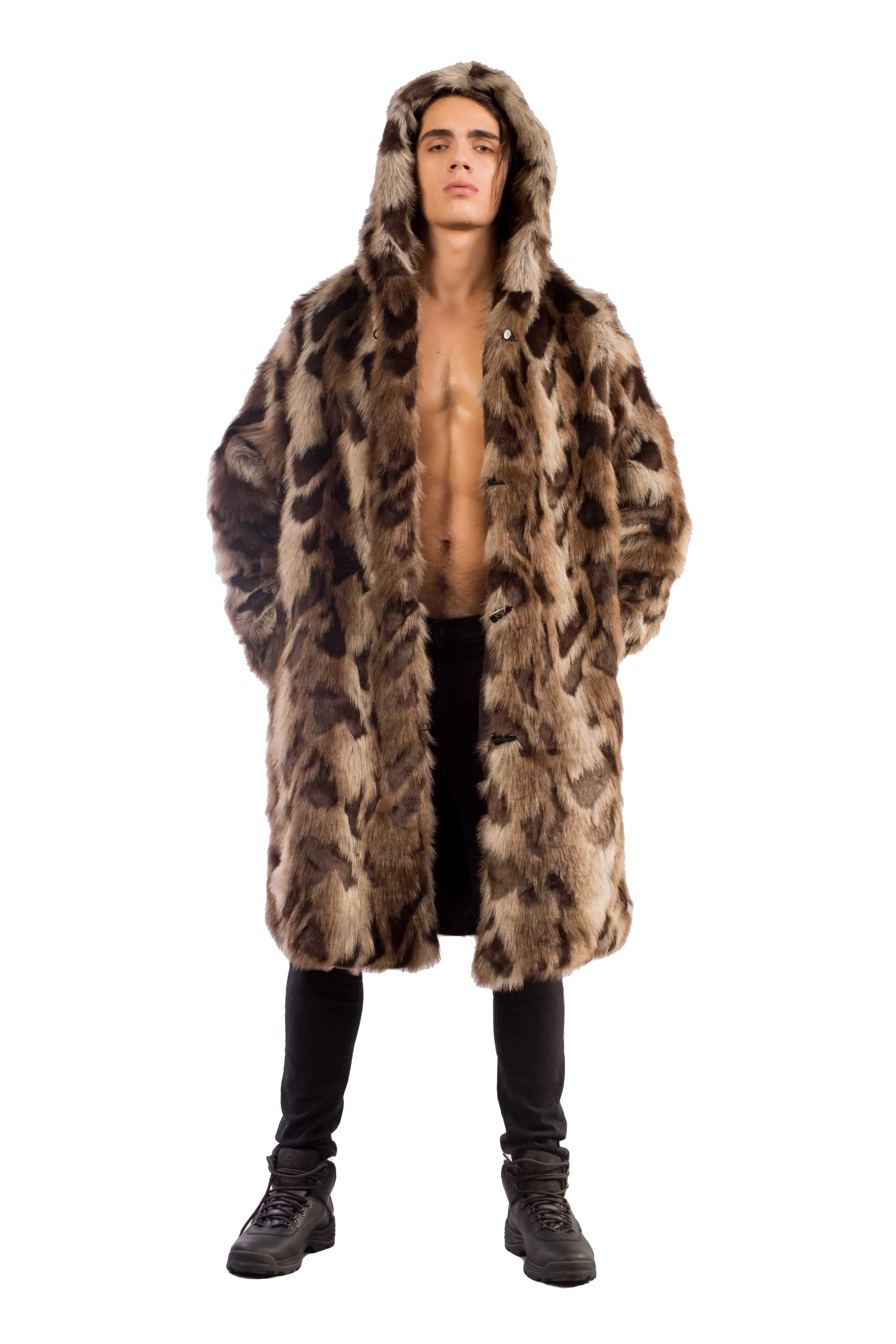 Men's Playa Coat in "Bison"